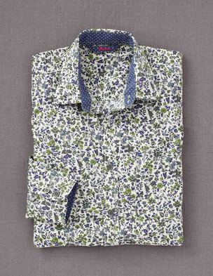 Add a floral touch to your groom's wardrobe with this Boden 'Bloomsbury Printed Shirt', £49.