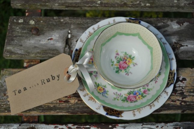 Jane at Tea with Ruby has  gorgeous vintage china to hire.