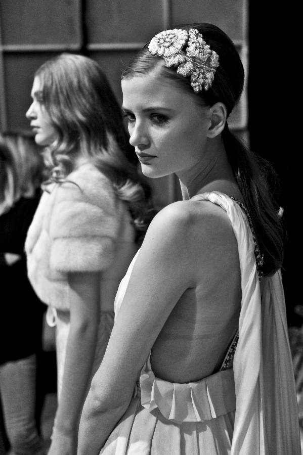 Michael Van Clarke and his team are responsible for the gorgeous hairstyles on the models at the Designer Wedding Show.