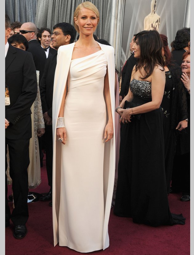 Gwyneth Paltrow also looked the epitome of elegance at last year's Oscars.