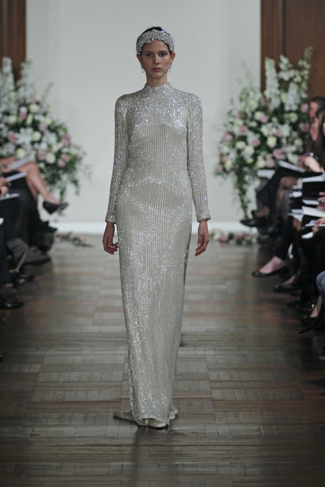 Jenny Packham's latest bridal collection was inspired by the Art Deco era. Her 'Cyclamen' dress is stunning.
